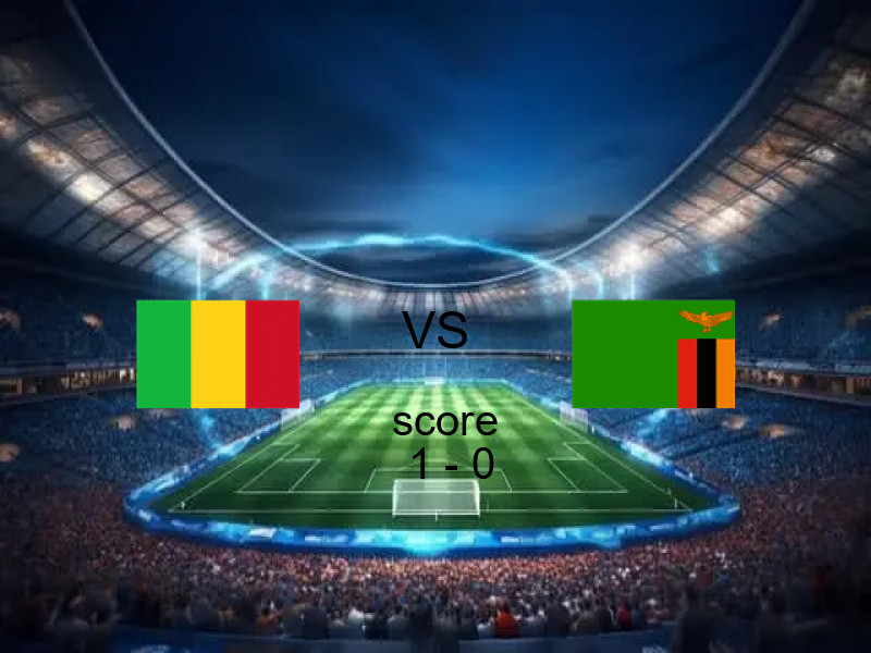 فاز فريق مالي على فريق زامبيا بنتيجة 1 - 0 في بطولة كأس الأمم الأفريقية.