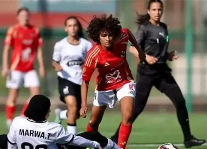 فريق الأهلي يهزم وادي دجلة بنتيجة 0 - 2 في بطولة الدوري المصري الممتاز - سيدات.