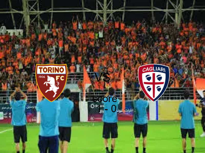 فريق تورينو يسحق كالياري بنتيجة 1 - 0 في بطولة الدوري الإيطالي.