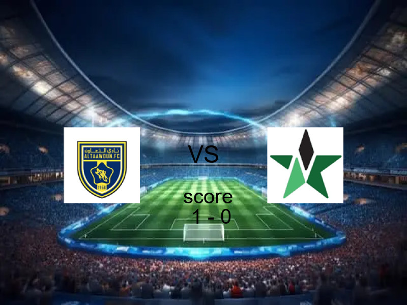 فوز فريق التعاون على النجمة بنتيجة 1 - 0 في بطولة الدوري السعودي.