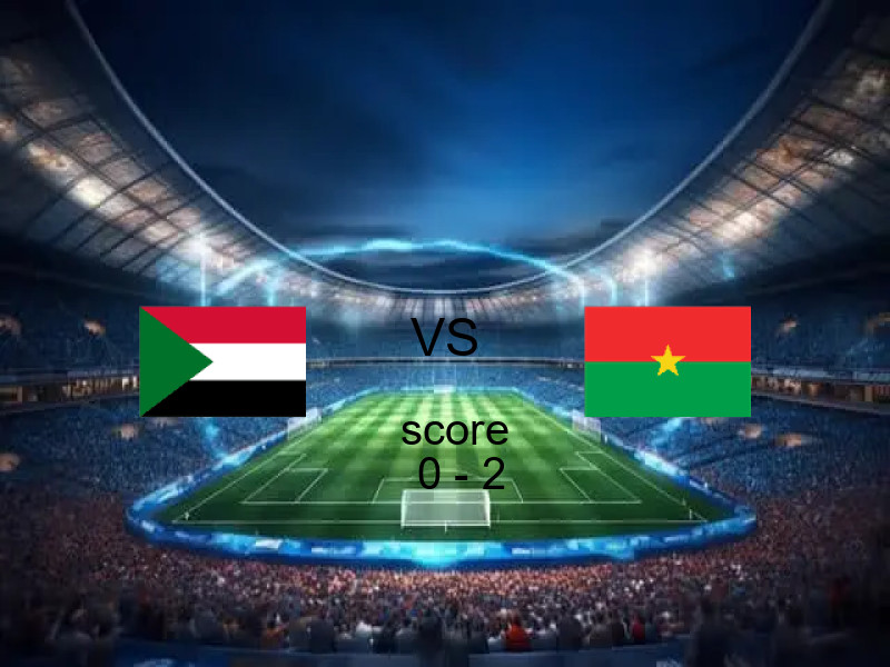  فريق بوركينا فاسو يهزم السودان بنتيجة 0 - 2 في بطولة كأس الأمم الأفريقية.