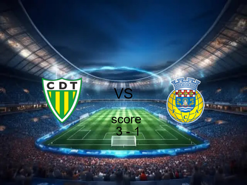 فوز فريق تونديلا على أروكا بنتيجة 3 - 1 في بطولة الدوري البرتغالي.