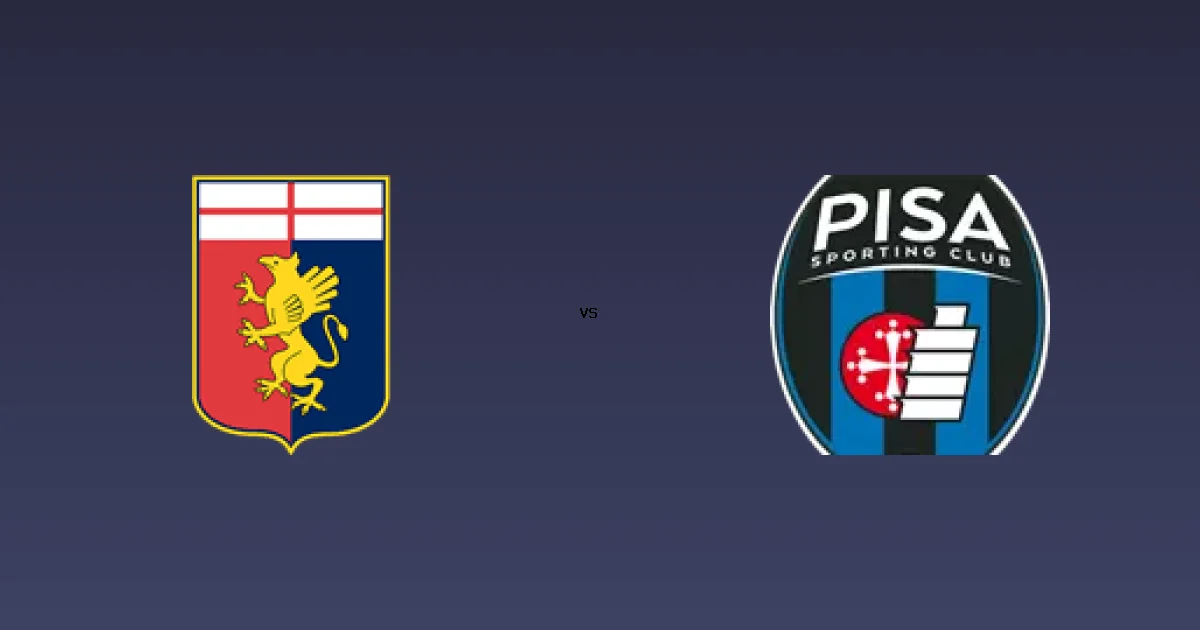 القناة الناقلة لمباراة جنوى ضد بيزا كالتشيو في الدوري الإيطالي وبث مباشر Starz Play App 03 يناير 2026