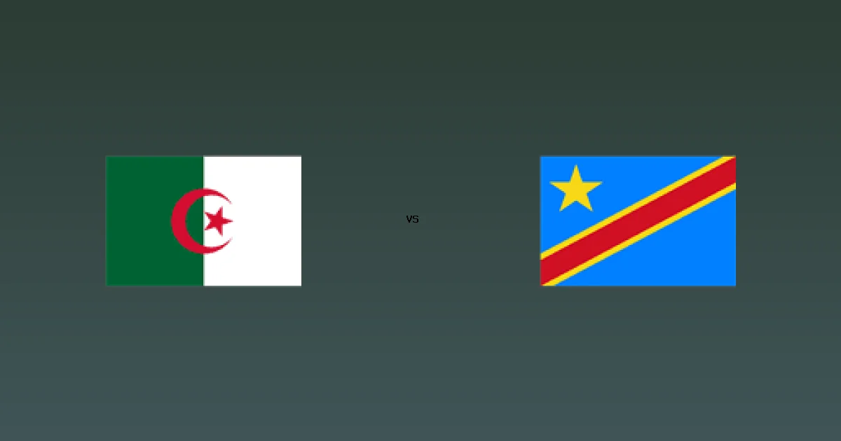 موعد وقناة مباراة الجزائر ضد الكونغو الديمقراطية - beIN SPORTS MAX HD1 06 يناير 2026