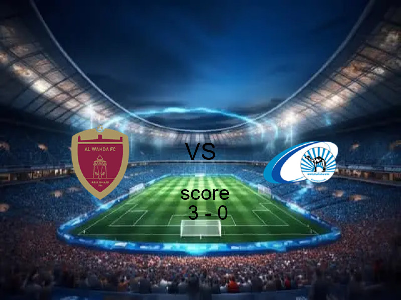 فوز فريق الوحـــدة على بني ياس بنتيجة 3 - 0 في بطولة الدوري الإماراتي.
