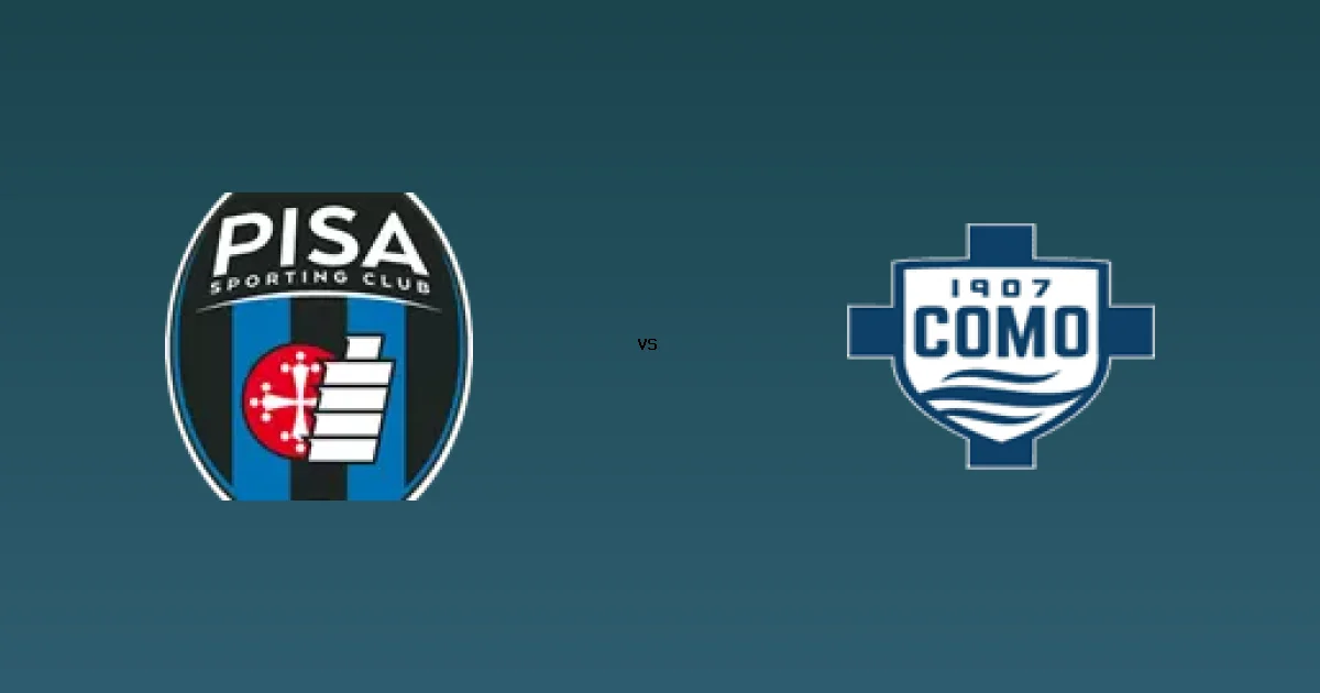 شاهد مباراة بيزا كالتشيو ضد كومو مباشرة على Starz Play App 06 يناير 2026