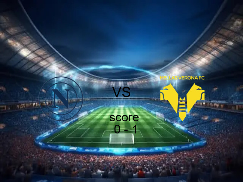  نابولي يخسر من فريق هيلاس فيرونا بنتيجة 0 - 1 في بطولة الدوري الإيطالي.