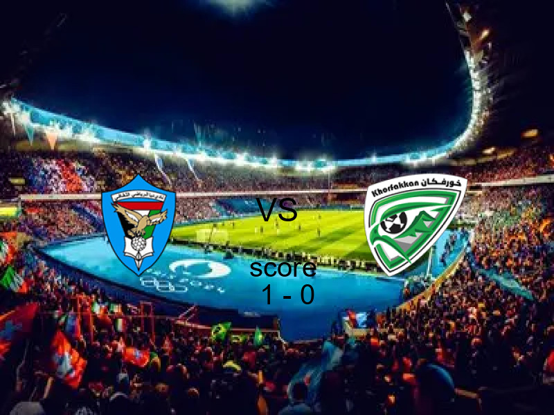 فاز فريق دبا على فريق خورفكان بنتيجة 1 - 0 في بطولة الدوري الإماراتي.