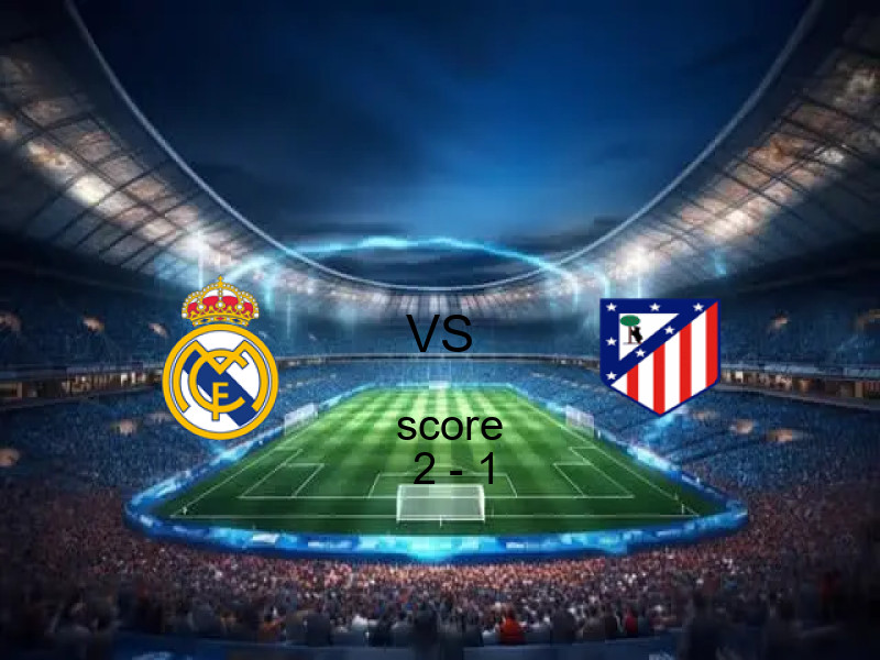 فوز فريق ريال مدريد على اتلتيكو مدريد بنتيجة 2 - 1 في بطولة كأس السوبر الإسباني.