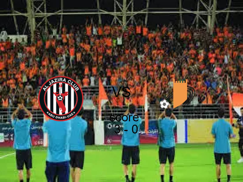 فوز فريق الجــزيرة على عجمان بنتيجة 3 - 0 في بطولة الدوري الإماراتي.