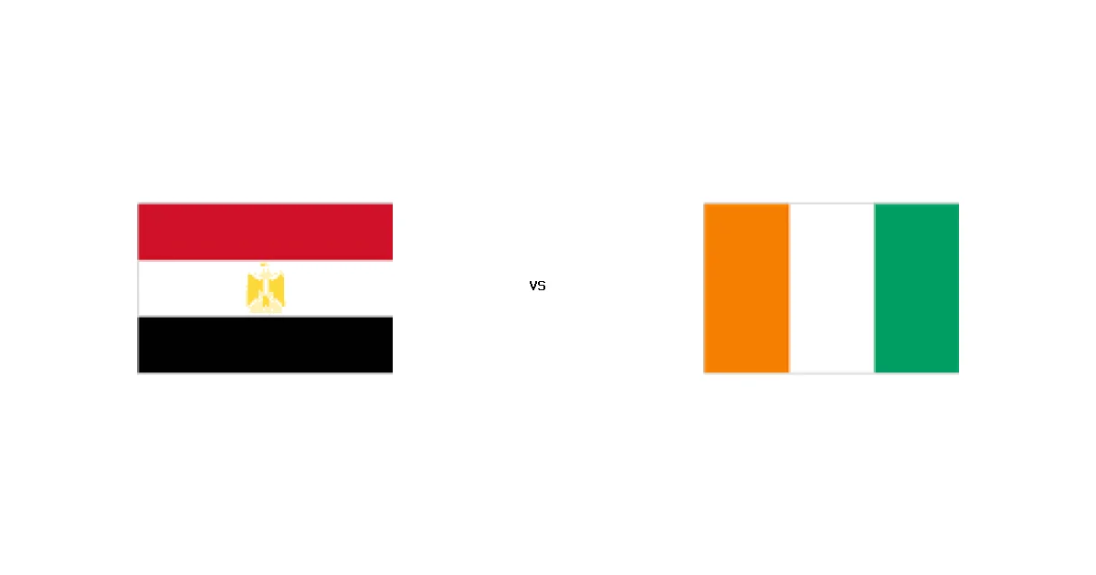 تفاصيل مباراة مصر ضد كوت ديفوار في كأس الأمم الأفريقية والمعلق