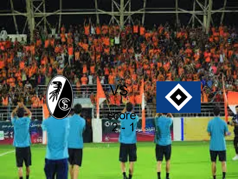 فاز فريق فرايبورج على فريق هامبورج بنتيجة 2 - 1 في بطولة الدوري الألماني.