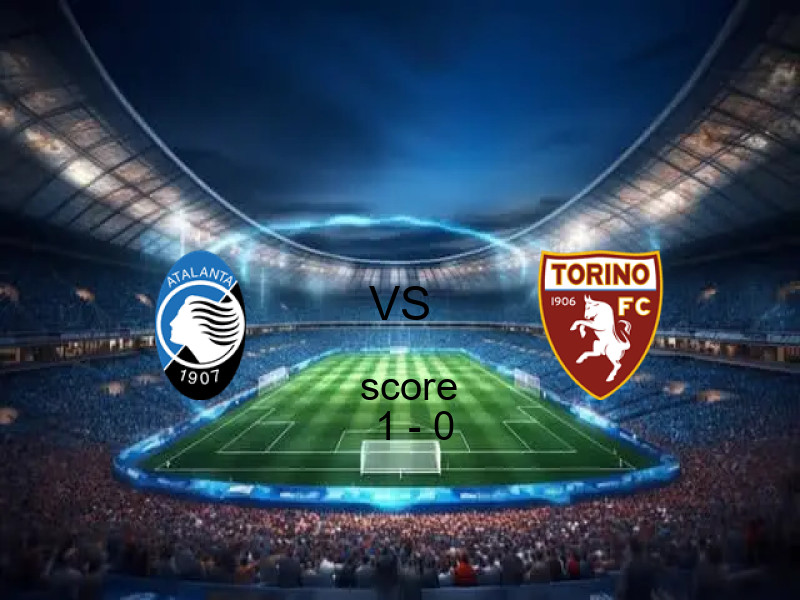 فوز فريق أتالانتا على تورينو بنتيجة 1 - 0 في بطولة الدوري الإيطالي.