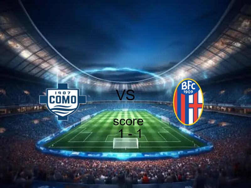 انتهت المباراة بين كومو و بولونيا بالتعادل بنتيجة 1 - 1 في بطولة الدوري الإيطالي.