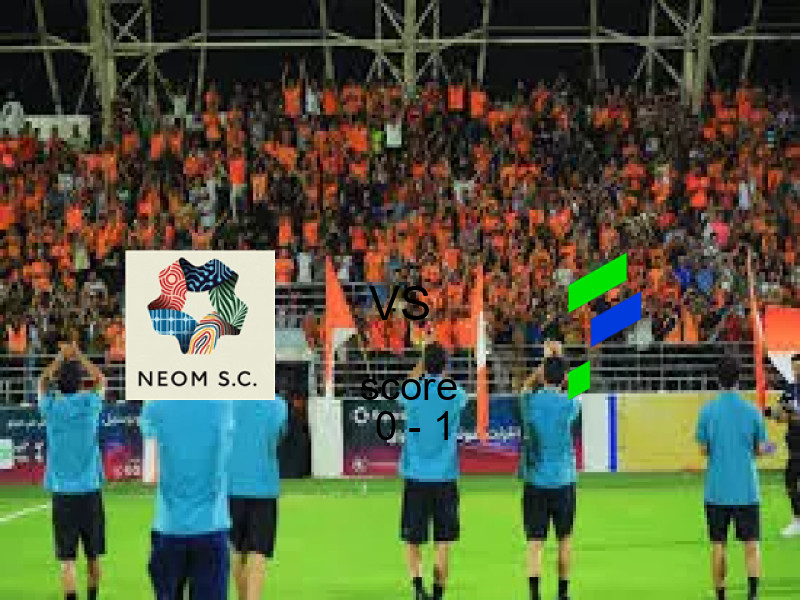  فريق الفتح يفوز على  نادي نيوم بنتيجة 0 - 1 في بطولة الدوري السعودي.