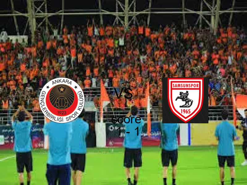 انتهت المباراة بين جنتشلربيرليجي و سامسون سبور بالتعادل بنتيجة 1 - 1 في بطولة الدوري التركي.