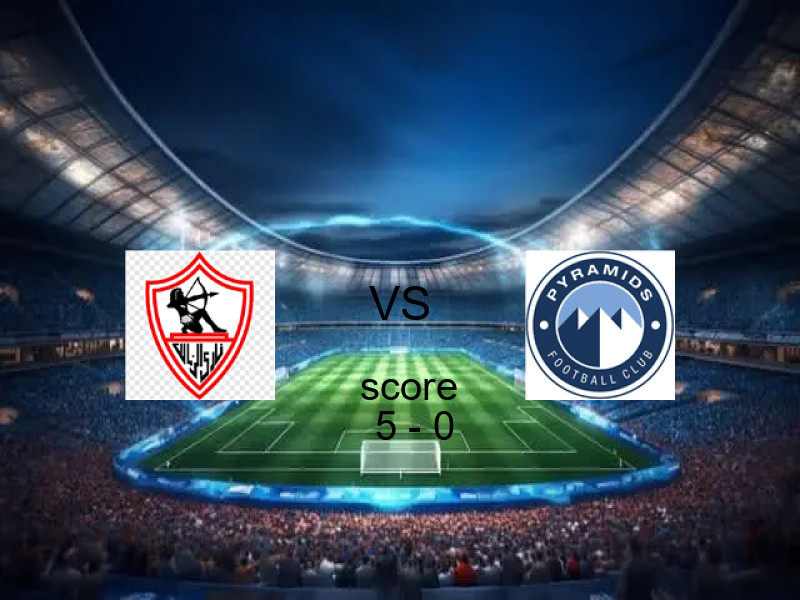فريق الزمالك يسحق بيراميدز بنتيجة 5 - 0 في بطولة الدوري المصري الممتاز - سيدات.