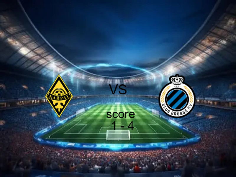 فريق كلوب بروج يهزم نادي كايرات بنتيجة 1 - 4 في بطولة دوري أبطال أوروبا.