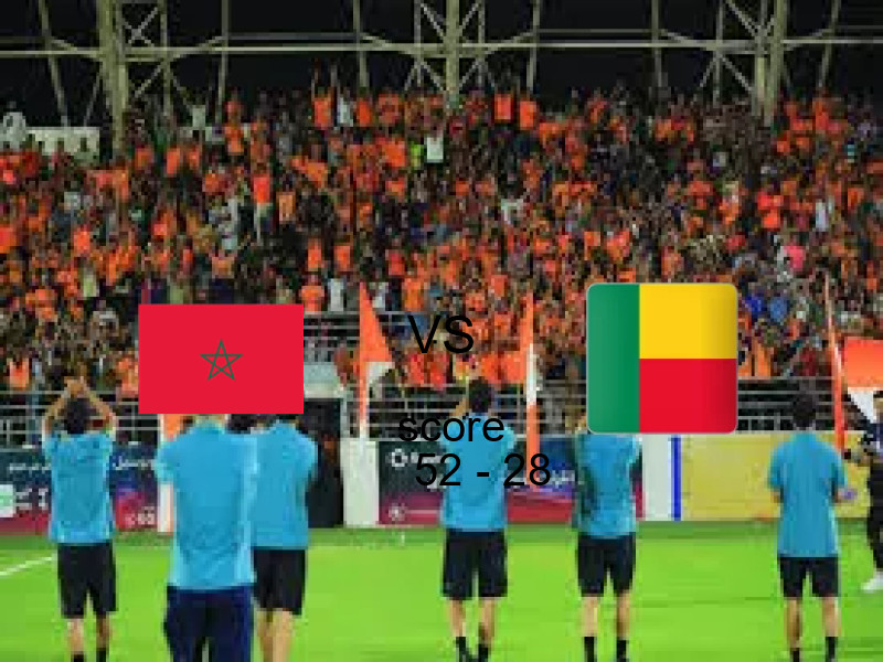 فريق المغرب يسحق بنين بنتيجة 52 - 28 في بطولة بطولة أفريقيا لكرة اليد.