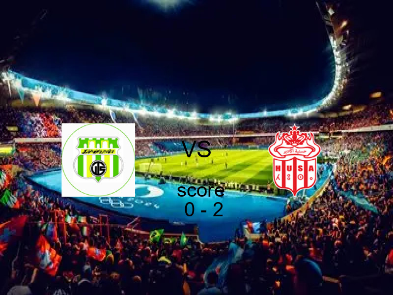 الاتحاد التوركي يخسر من فريق حسنية اغادير بنتيجة 0 - 2 في بطولة الدوري المغربي.