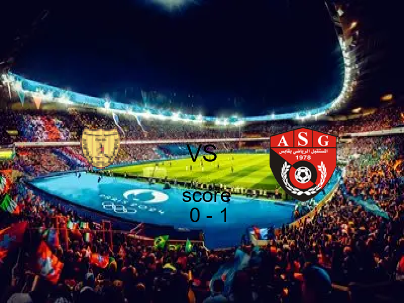 فريق مستقبل قابس يفوز على  الترجي الجرجيسي بنتيجة 0 - 1 في بطولة الدوري التونسي.