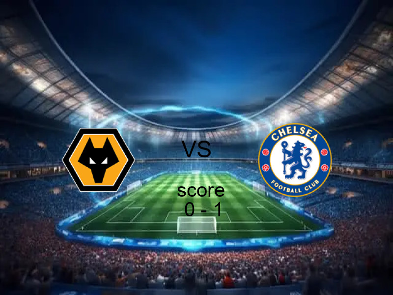 فريق تشيلسي يهزم وولفرهامبتون بنتيجة 0 - 1 في بطولة الدوري الإنجليزي.