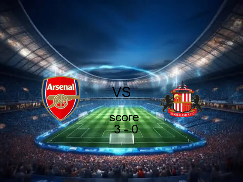 فريق أرسنال يسحق سندرلاند بنتيجة 3 - 0 في بطولة الدوري الإنجليزي.