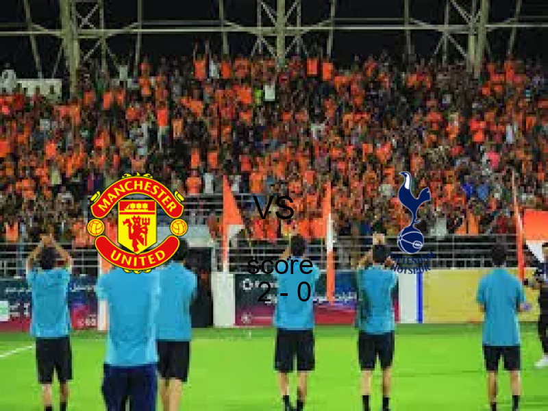فاز فريق مانشستر يونايتد على فريق توتنهام هوتسبر بنتيجة 2 - 0 في بطولة الدوري الإنجليزي.