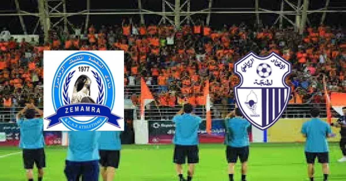 تفاصيل مباراة نهضة الزمامرة ضد اتحاد طنجة في الدوري المغربي والمعلق