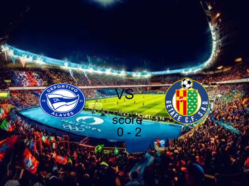 ألافيس يخسر من فريق خيتافي بنتيجة 0 - 2 في بطولة الدوري الإسباني.
