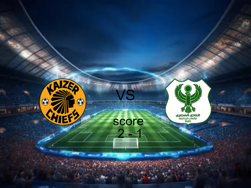 فاز فريق كايزر تشيفز على فريق المصري بنتيجة 2 - 1 في بطولة الكونفيدرالية الأفريقية.