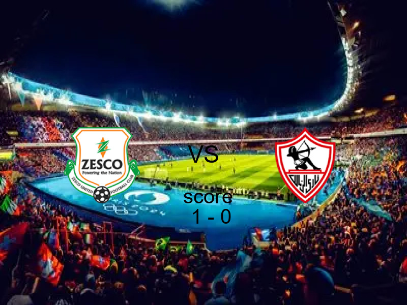 فاز فريق زيسكو على فريق الزمالك بنتيجة 1 - 0 في بطولة الكونفيدرالية الأفريقية.