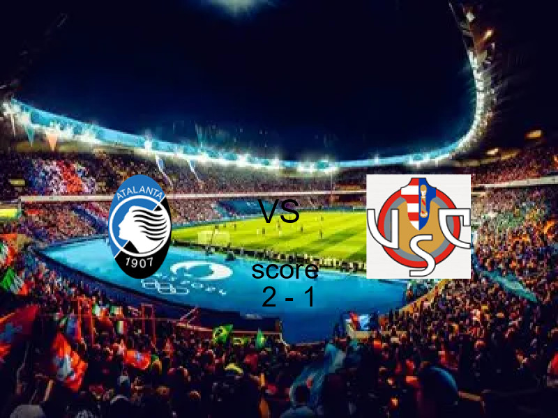 فوز فريق أتالانتا على كريمونيسي بنتيجة 2 - 1 في بطولة الدوري الإيطالي.