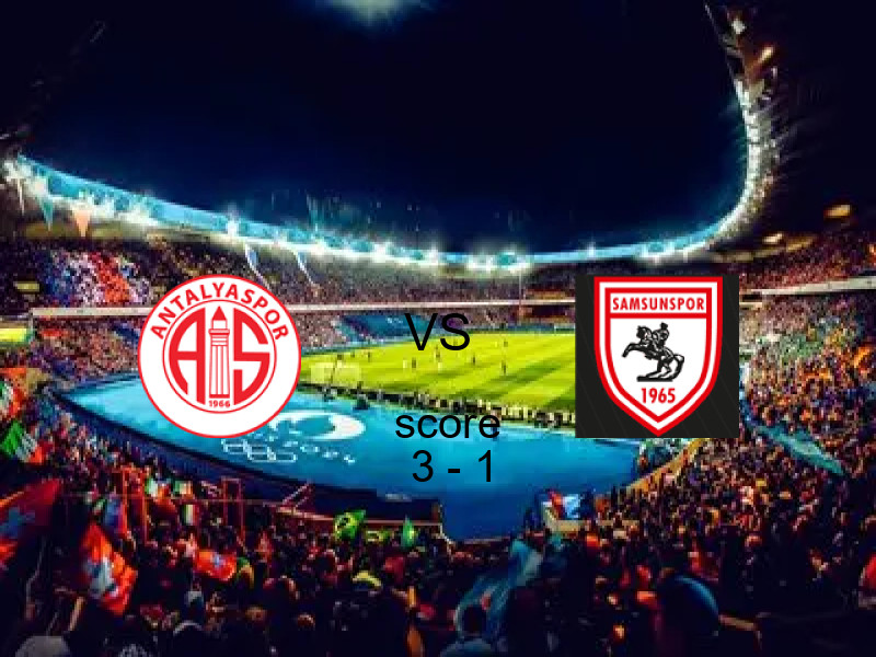 فاز فريق انطاليا سبور على فريق سامسون سبور بنتيجة 3 - 1 في بطولة الدوري التركي.