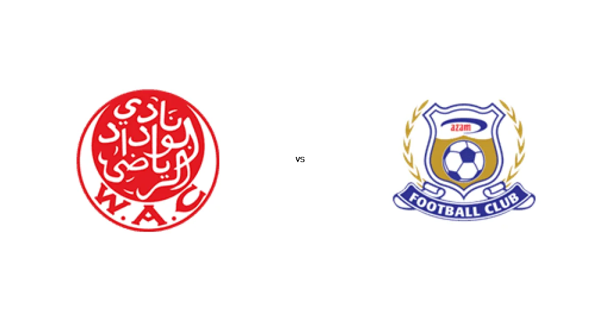 تفاصيل مباراة الوداد البيضاوي ضد عزام يونايتد في الكونفيدرالية الأفريقية والمعلق