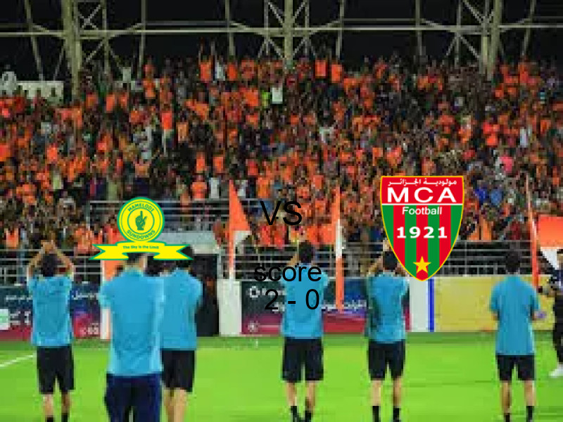 فاز فريق صنداونز على فريق مولودية بنتيجة 2 - 0 في بطولة دوري أبطال أفريقيا.