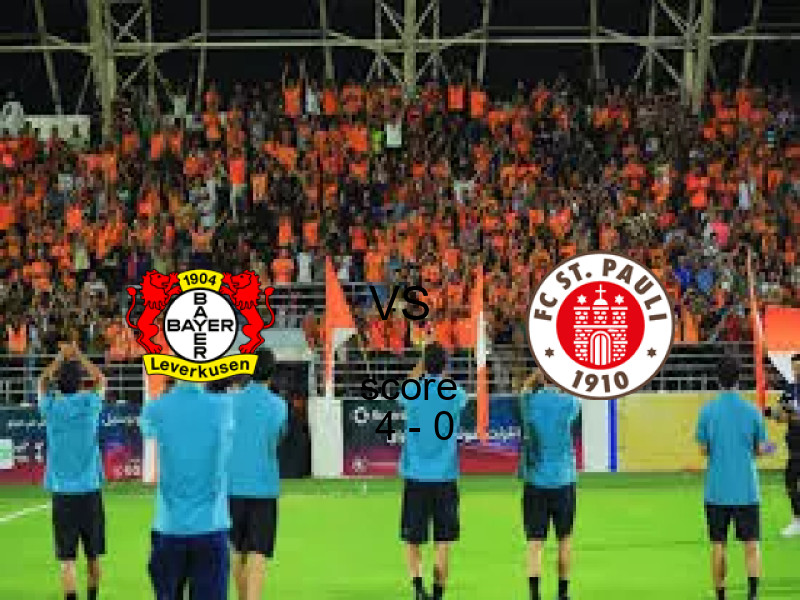نتيجة مباراة باير ليفركوزن وسانت باولي اليوم 14 فبراير 2026 | باير ليفركوزن يفوز 4 - 0 في الدوري الألماني