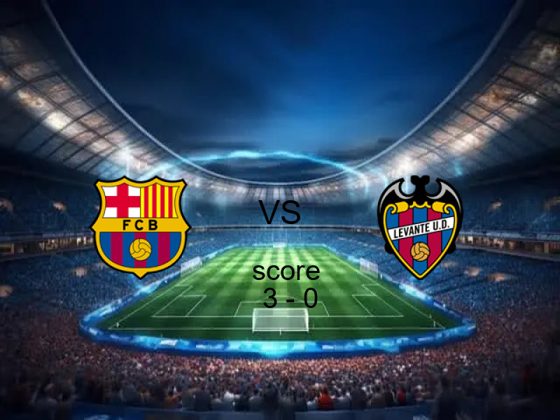 ملخص مباراة برشلونة ضد ليفانتي 3 - 0 | الدوري الإسباني 22 فبراير 2026