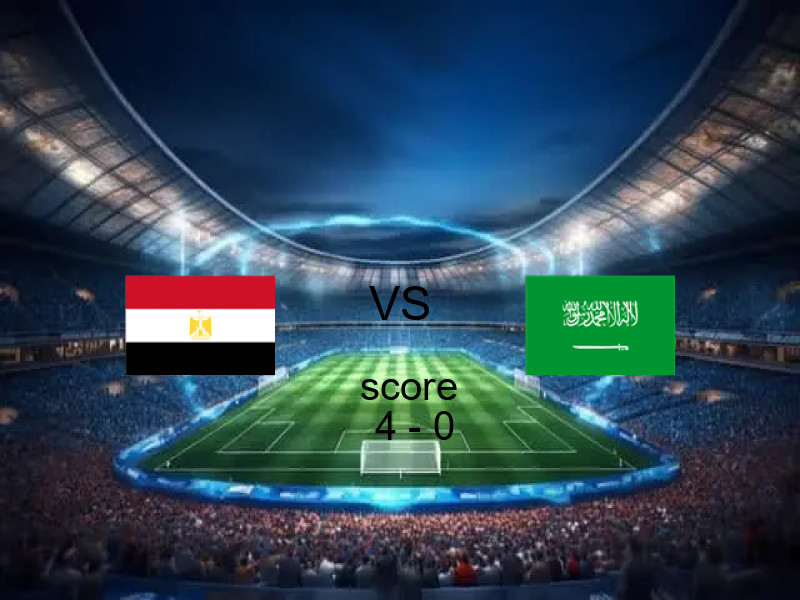 مصر تهزم السعودية 4 - 0 في مبارة قوية - منتخبات 27 مارس 2026
