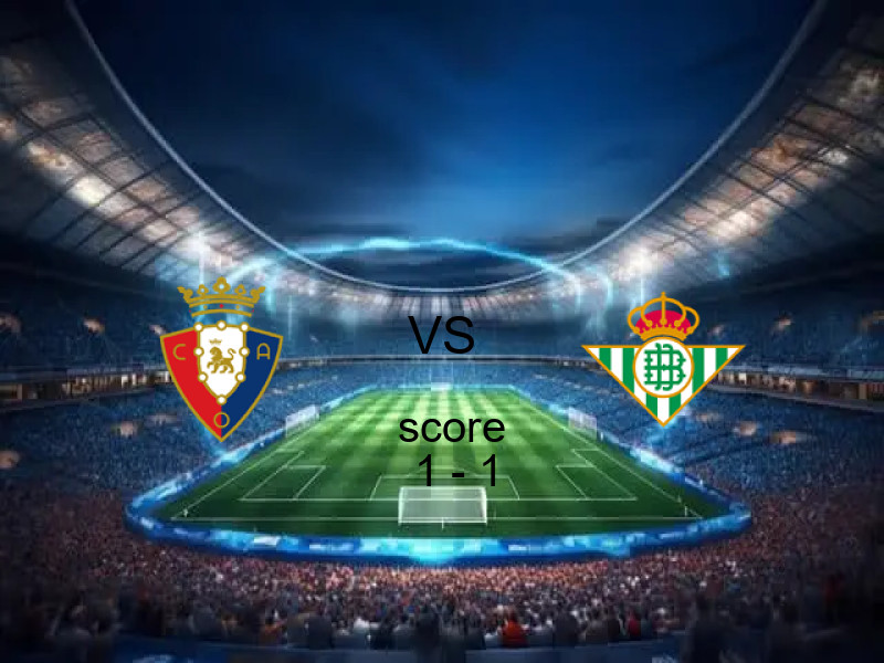 تعادل أوساسونا وريال بنتيجة 1 - 1 في الدوري الإسباني 12 أبريل 2026