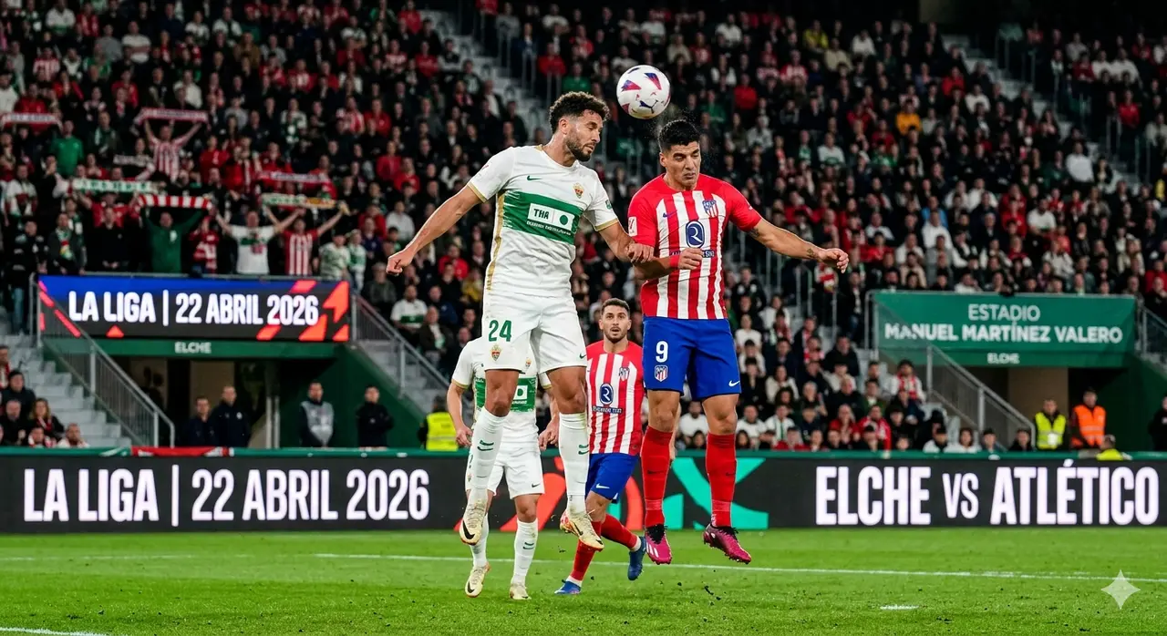 22 أبريل 2026 القمة المرتقبة بين إلتشي ضد اتلتيكو في الدوري الإسباني - القنوات الناقلة وجدول الترتيب وحكم المباراة كل التفاصيل