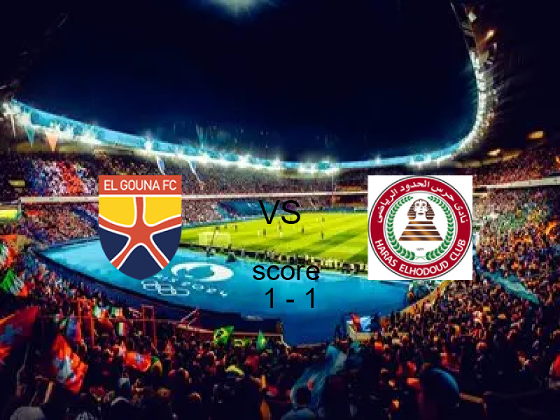 تعادل الجونة وحرس بنتيجة 1 - 1 في الدوري المصري 29 أبريل 2026