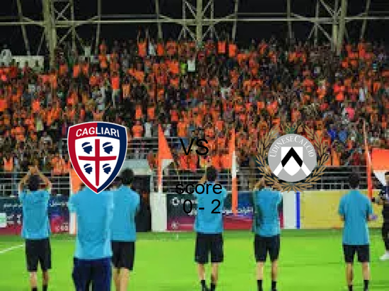 نتيجة كالياري وأودينيزي في الدوري الإيطالي 09 مايو 2026 - فوز أودينيزي بنتيجة 0 - 2