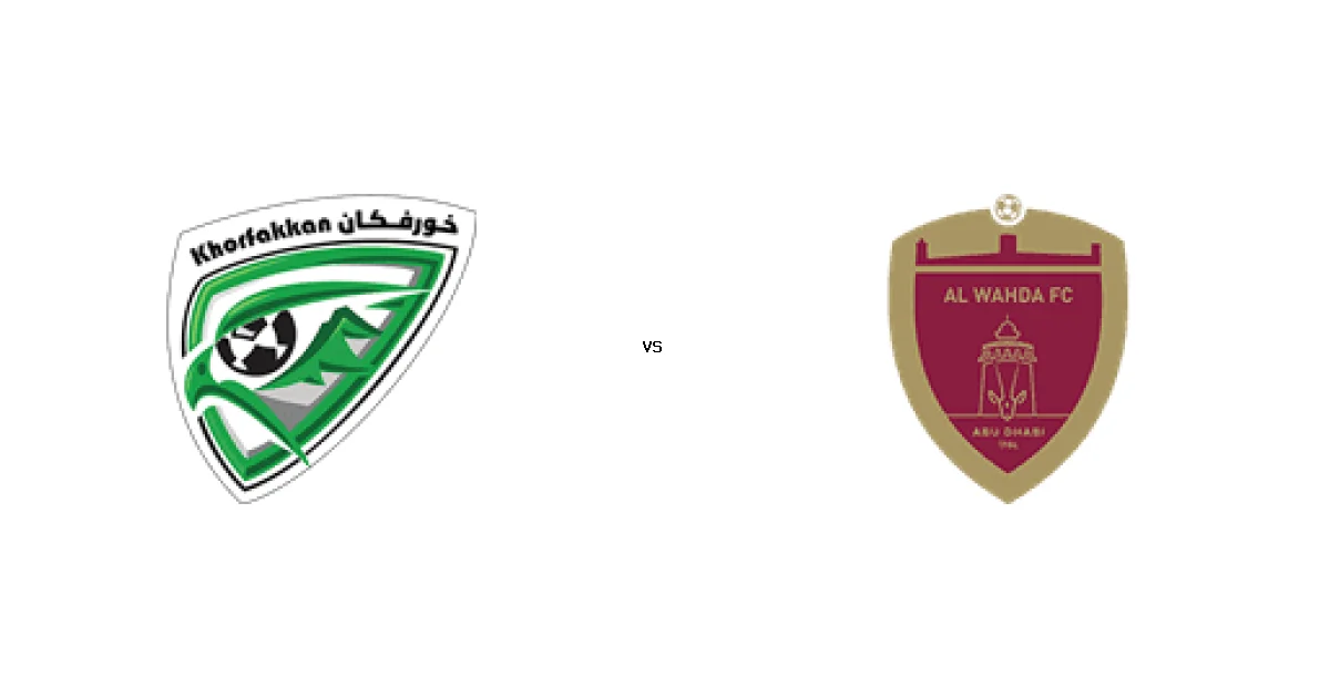 مباراة خورفكان ضد الوحـــدة - الموعد 11 مايو 2026 والقنوات الناقلة في الدوري الإماراتي