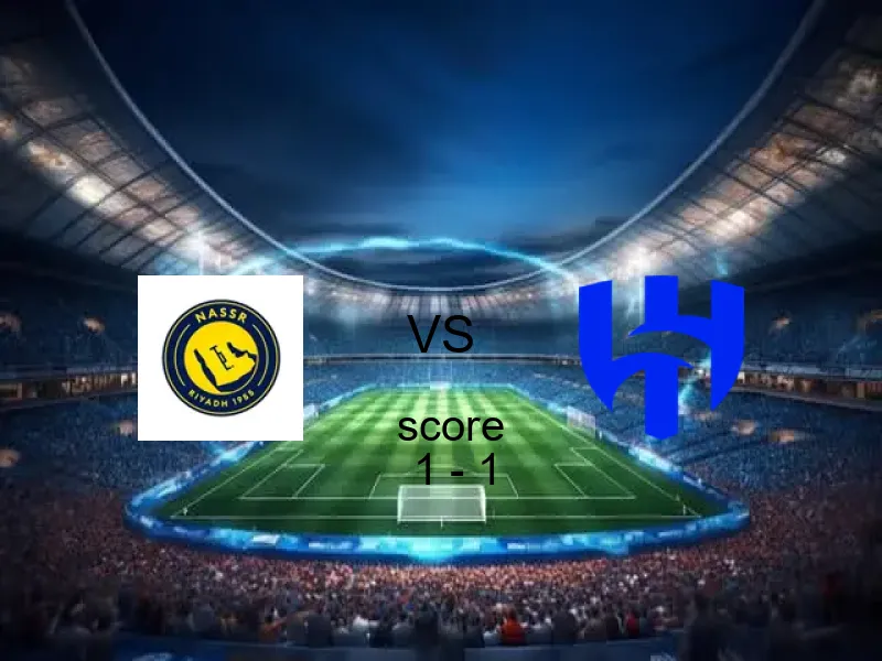 تعادل النصر والهلال بنتيجة 1 - 1 في الدوري السعودي 12 مايو 2026