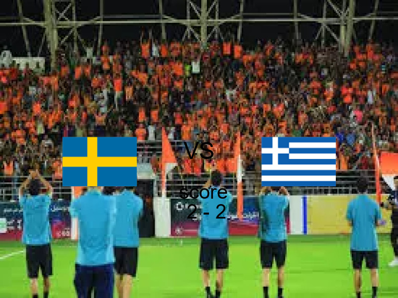 نتيجة مباراة السويد واليونان اليوم 04 يونيو 2026 | تعادل 2 - 2 في مباريات ودية - منتخبات