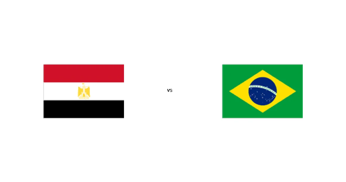 موعد وتوقيت مباراة مصر ضد البرازيل 07 يونيو 2026 في بطولة مباريات ودية - منتخبات