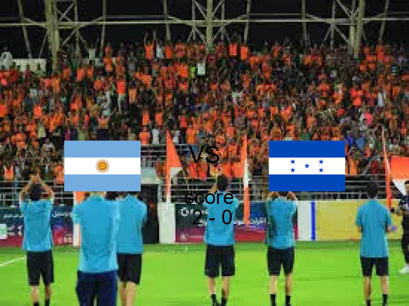 نتيجة مباراة الأرجنتين وهندوراس اليوم 07 يونيو 2026 | الأرجنتين يفوز 2 - 0 في مباريات ودية - منتخبات