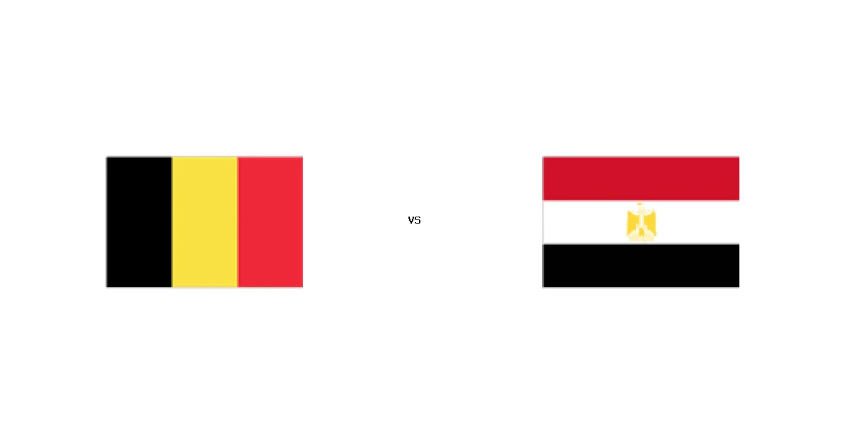 تفاصيل مباراة بلجيكا ضد مصر في كأس العالم والمعلق