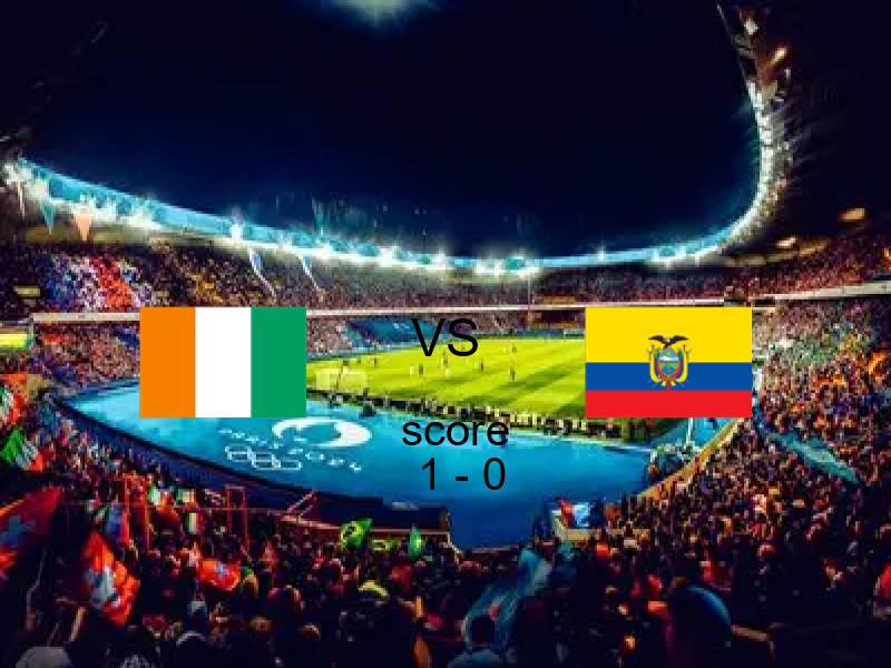 نتيجة ديفوار وإكوادور في كأس العالم 15 يونيو 2026 - فوز ديفوار بنتيجة 1 - 0